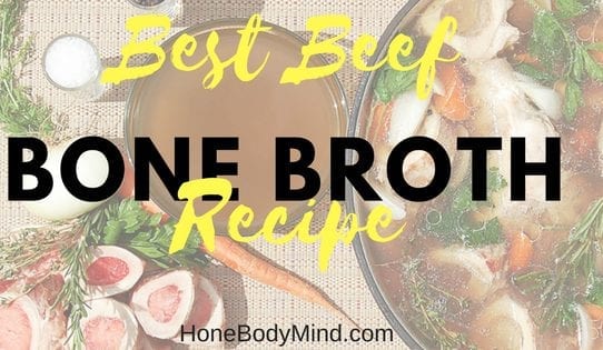 bone broth in pot