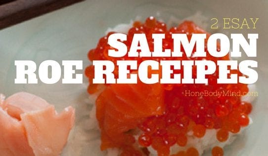 salmon roe on rice