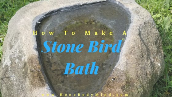 stone bird bath