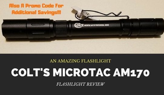 black flashlight colt microtac am170