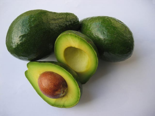 four avocados green