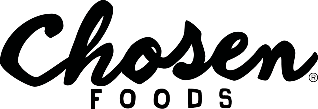 black chosen foods logo