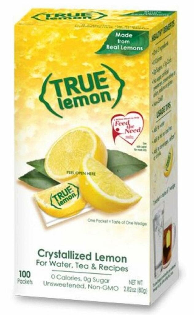 true lemon 100 packet box