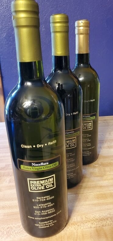 amphora olive oil bottles