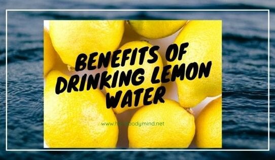 picture of water and lemons